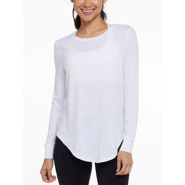 Camisetas deportivas de entrenamiento para mujer: camisetas lisas de manga larga de color liso para mujer, camisetas deportivas de yoga, ropa deportiva