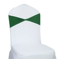 thumbnail image 5 of MDS Pack of 150 Spandex Chair Bow Sash Bands Ties Without Buckle for Wedding - Green, 5 of 6