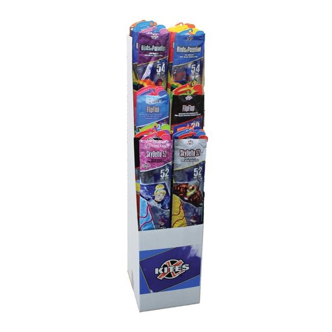Brainstorm Products 9393828 Assorted Plastic Kites - Case of 54