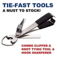 thumbnail image 3 of MYG Quick Knot Tying Tool 4 in 1 Fly Fishing Clippers Line Nipper Hook Sharpener Set, 3 of 9