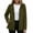 Army Green, variant on Enjoytime Rain Jacket Women Waterproof Long Sleeve Button Down Zipper Raincoat Lightweight Outdoor Travel Windbreaker With Hood