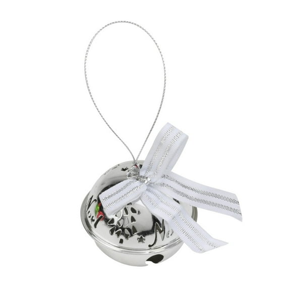 5Pcs/Pack Wrought Iron Jingle Bells Pendant Christmas Tree Bells Hanging Christmas Decoration New Year Gift