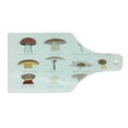 thumbnail image 2 of Mushroom Cutting Board, Colorful Fungi Pattern Blusher Boletus Sketch Style Plants Autumn Illustration, Tempered Glass Cutting and Serving Board, Wine Bottle Shape, Multicolor, by Ambesonne, 2 of 5