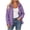 Purple, variant on Zynoxe Plus Size Rain Jacket Women Trendy Waterproof Zip Up Adjustable Cuffs Raincoat with Drawstring Hood Outdoor Travel Hiking Windbreaker Beige S