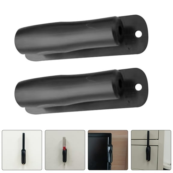 OUNONA Masteelf 3pcs Adhesive Pen Holder Sticky Marker Wall Pencil Stand Desk Organizer for Office Supplies Classroom