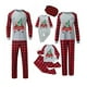 thumbnail image 4 of Pijamas familiares a juego de Navidad, Cuadros rojos con camión a árbol de Navidad, conjunto de pijamas grises con pijamas de bebé, 4 of 4