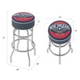 thumbnail image 2 of Trademark Gameroom New Orleans Pelicans Logo Bar Stool with Padded Seat, 2 of 5