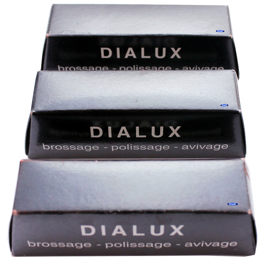 Black Dialux Silver Polishing Compound 3 Bars Noir Premium Polish Jewelry Metals