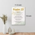 thumbnail image 2 of Inspirational Bible Verse Print Psalm 23 the Lord is My Shepherd Scripture Paintings Canvas Wall Art Poster Artwork Ready to Hang Modern Home Decor, 2 of 5