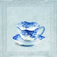thumbnail image 2 of Dolzhenko, Anna 12x12 White Modern Wood Framed Museum Art Print Titled - Vintaged Pattern Tea Cup, 2 of 4