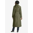 thumbnail image 2 of Jessica London Women's Plus Size Double Breasted Long Trench Raincoat, 2 of 5