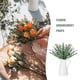 thumbnail image 4 of Monstrate 12x hojas artificiales de boda verdes amigables con la piel para decoración de jardín, aplicación amplia, fiesta de boda, verde Type3 NO3, 4 of 6