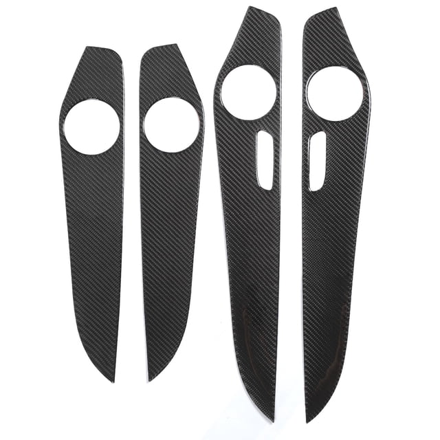 Interior Door Panel,4 Pcs Car Inner Door Panel Rear Speaker Decor Cover Car Inner Door Panel Cover True Excellence