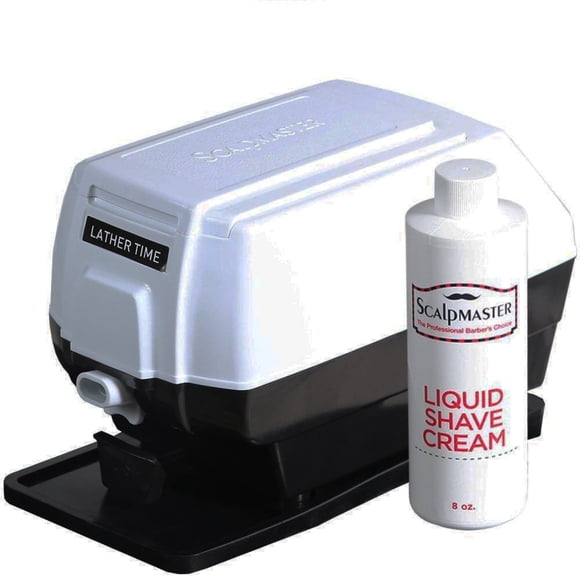 Máquina de espuma caliente Burmax SB-M 120V 30W con crema de afeitar