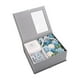 thumbnail image 5 of Caja de jabón de baño con flores, de jabones decorativos, conjunto de regalo de jabón de rosas, caja de regalo de flores de jabón de rosas para azul BLESIY Jabon Floral, 5 of 8