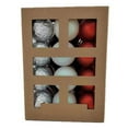 thumbnail image 4 of Décorations incassables Holiday Time, 24 unités, rouge/argenté/blanc, 4 of 5