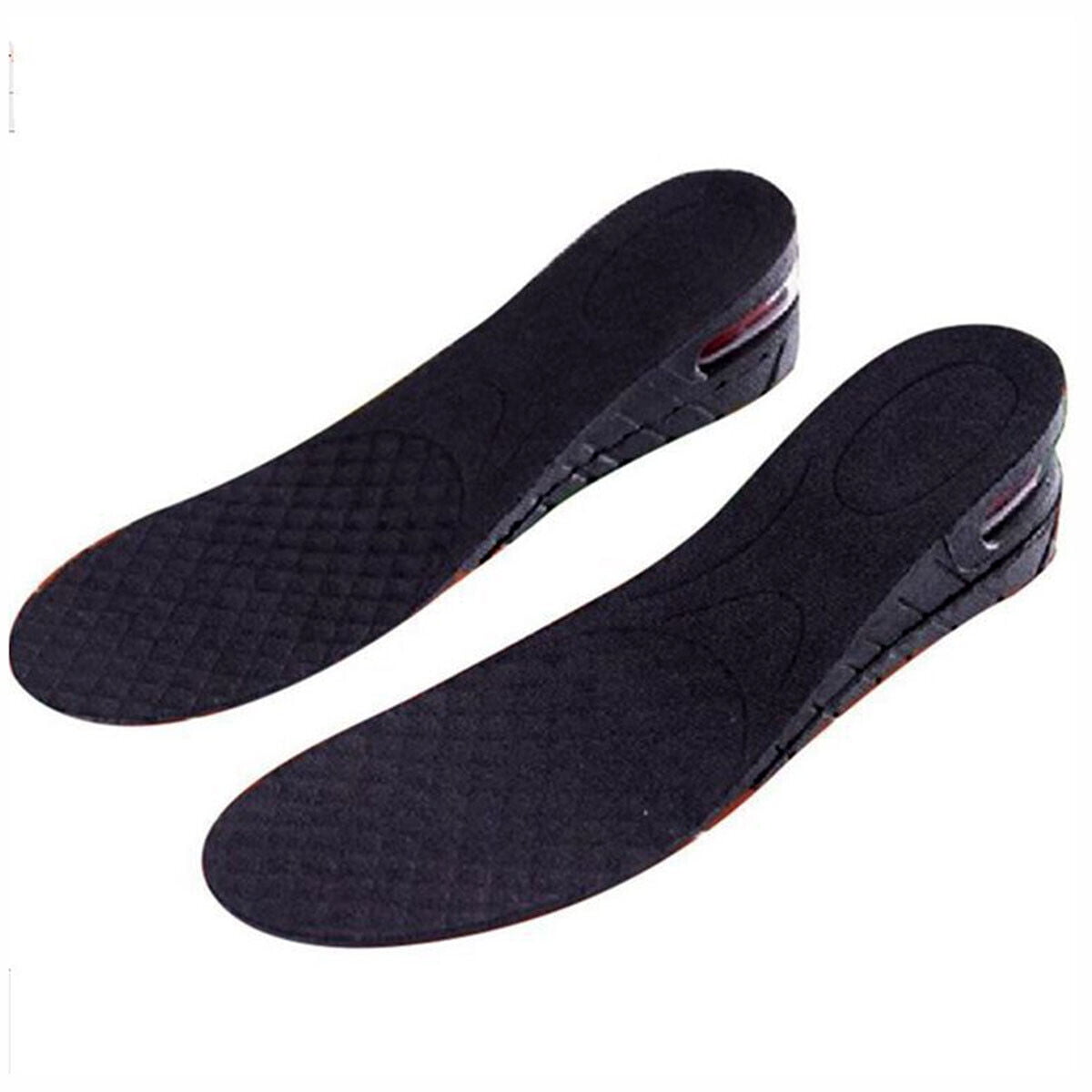 Height Increase Insoles 3Layer 2.75 inch Air Cushion Taller Shoes Insoles Heel Insert for Men