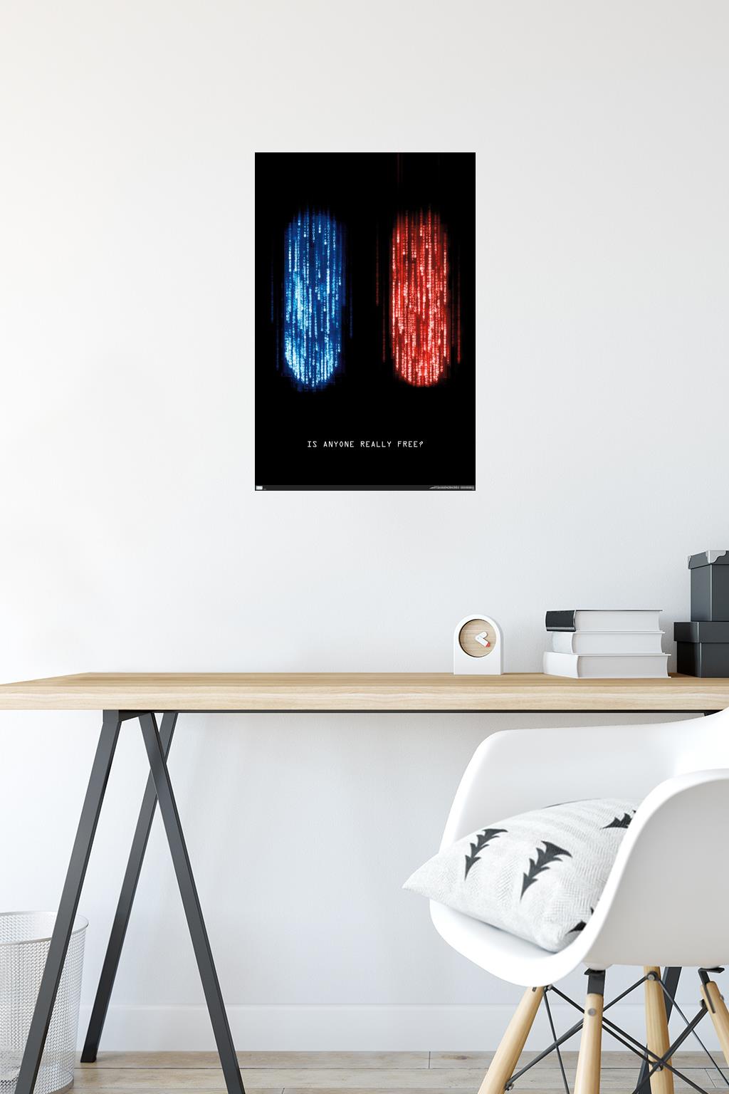 The Matrix: Resurrections - Is Anyone Really Free Wall Poster, 14.725" x 22.375"