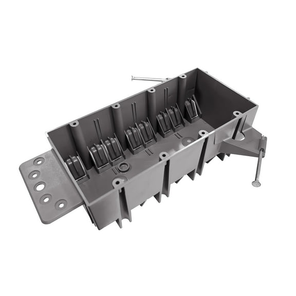 ENERGETIC Switch and Outlet Boxes, New Work 4-Gang, 55 cu. in. Plastic (40-Pack)