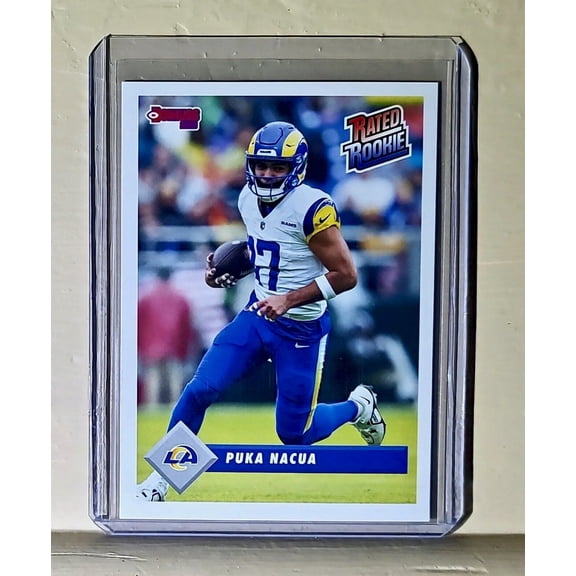 Puka Nacua 2023 Panini NFL Rated Rookie Retro #18 Football Card Rams 1/629