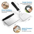 thumbnail image 3 of Griddle Accessories Kit, 17 Pcs Griddle Tools Long/Short Spatulas Set - Grill Cooking Kit for BBQ Teppanyaki Camping, 3 of 7