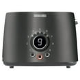 thumbnail image 1 of Sencor STS-6058BK 2-Slice Premium Metallic Toaster with Digital Button and Toaster Rack (Black), 1 of 4