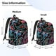 thumbnail image 2 of Balery Paisley Mochila Clásica Impresa Básica para Viaje, Mochila Escolar Resistente al Agua, Mochila de Lona con Correas Ajustables-Small, 2 of 5