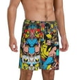 thumbnail image 2 of Wolverine Pajama Shorts for Men, Summer Graphic Lounge Pajama Bottoms Soft Sleep Pjs Pants with Drawstring & Pockets, 2 of 8