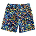 thumbnail image 6 of La Palma Eco Beachwear - La Palma Eco-Beachwear Surf Geometric Blue 17" Boardshorts, 6 of 7