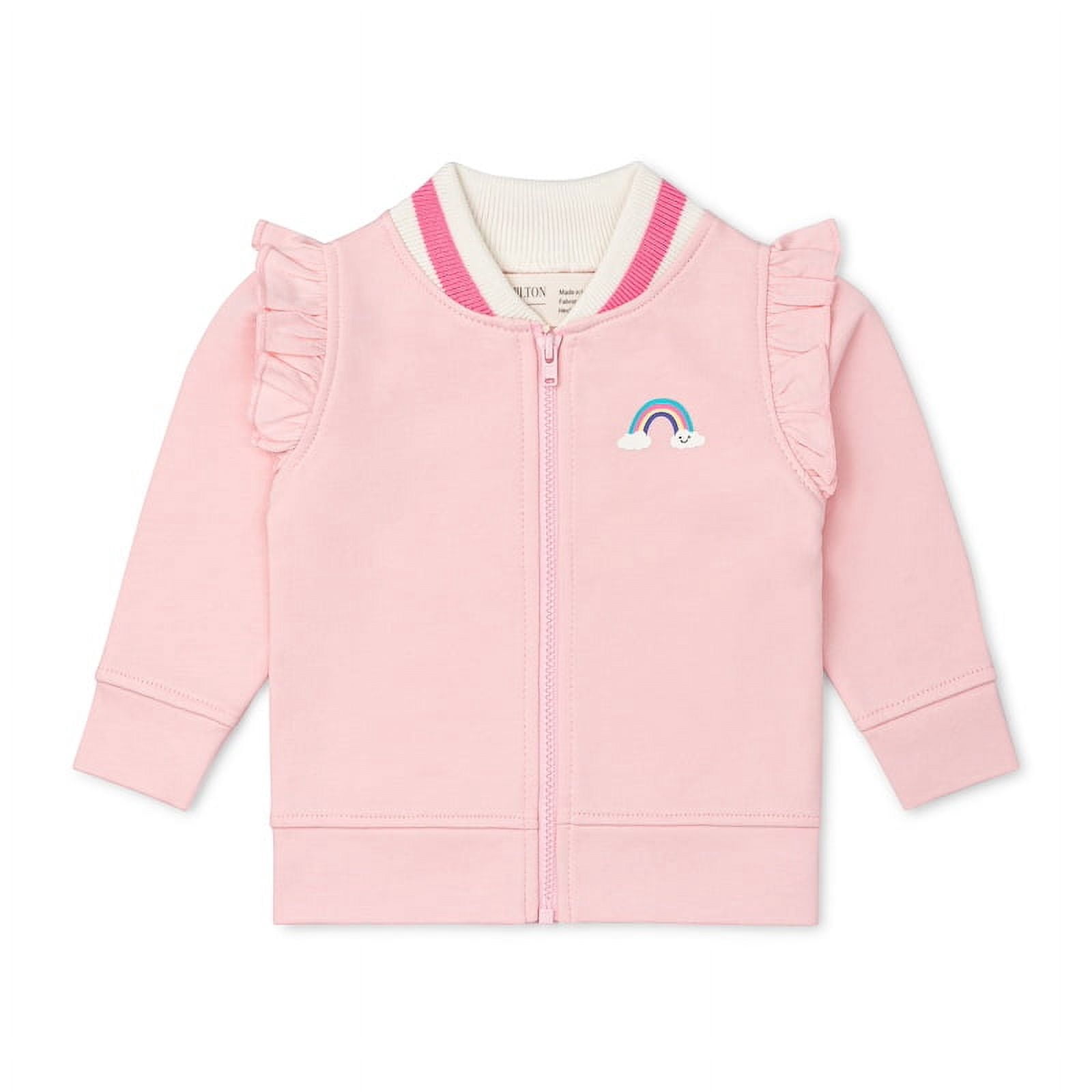 Paris Hilton x Monica + Andy Organic Cotton Ruffle Sleeve Tracksuit, Sizes 0-3M-5T