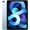 Sky Blue, variant on Restored 2020 Apple iPad air Wi Fi 256 GB Sky Blue (4th Generation) (Refurbished)