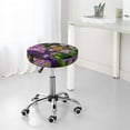 thumbnail image 7 of Susaid butterflies and Gardens Print Elastic Bar Stool Cover Personalized Washable Stool Cover for Barbershop Home Bar Kitchen-14 inch, 7 of 7