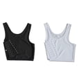 thumbnail image 2 of Carpeta de pecho Ropa interior Camisetas sin mangas Vendaje Trans Transpirable Gancho lateral Sujetador bustier seitruly  FS11407-02, 2 of 7