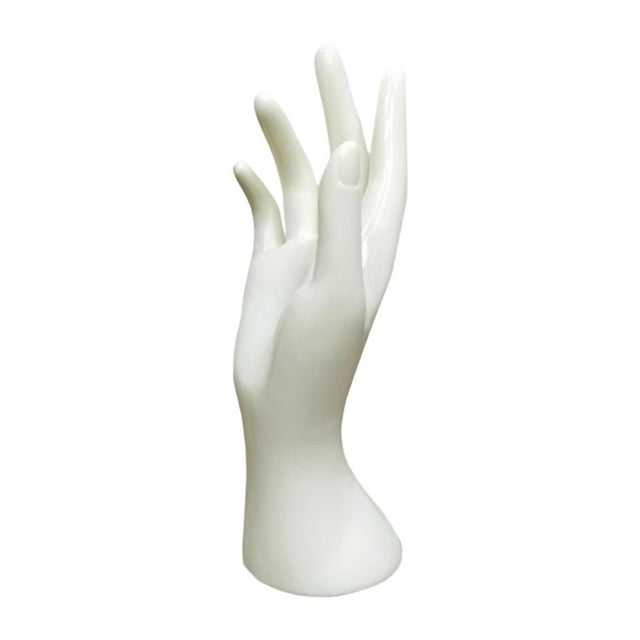 lionlar Adults Mannequin Hand Model Lightweight Dressing Table Jewelry Display Stand White