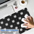 thumbnail image 4 of Long Mouse Pads for Desk,Black White Cat Moon Star Pattern Desk Mats on Top Of Desks, Desk Mouse Pad Extra Large with 3mm Non-Slip Base and Stitched Edge for Gaming,Office,Work,Home 31.5"x15.7", 4 of 6