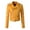 Yellow, variant on Leather Jacket Women Women Ladies Fashion Coat Jacket The Belt Fashion Faux Leather Cool Zipper Decoration Jacket Biker Jacket Leather Blazer Women Black Leather Jacket Yellow M