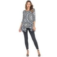 thumbnail image 4 of White Mark Women's Maji Tunic Top, 4 of 5
