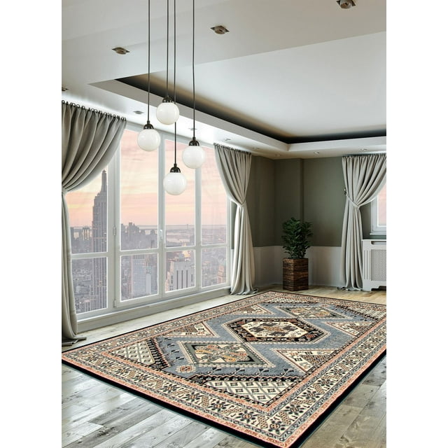 Tapis ECARPET Qashqai Bleu