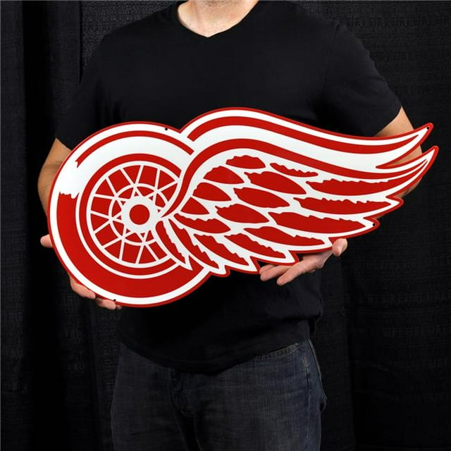 Authentic Street Signs 93009 Logo en Acier Detroit Red Wings de 24 Po