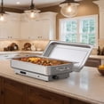 thumbnail image 3 of 2-pack electric chafing dish buffet set 2 x 4.5qt servers & warmers, 3 of 7