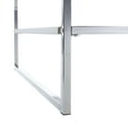 thumbnail image 5 of SAFAVIEH Aliza Glam 2 Tier Square Coffee Table, White/Chrome, 5 of 8