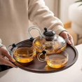 thumbnail image 3 of Glass Teapot with Infuser, 20oz Filtration Tea Pot Set for Loose Leaf Tea, 3 of 4
