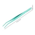 thumbnail image 2 of Unique Bargains 1 Pc Comb Eyelashes Tweezers for Bathroom Green Stainless Steel, 2 of 6