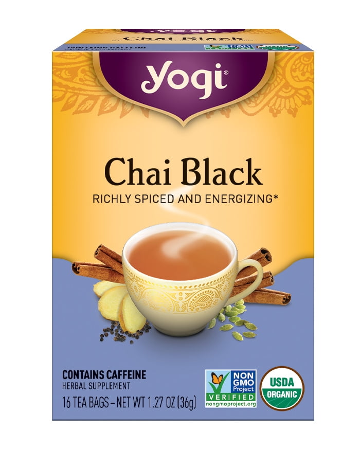 Yogi Tea, Chai Black Tea, Tea Bags, 16 Ct, 1.27 OZ