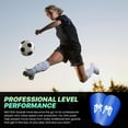 thumbnail image 6 of MiniGuards - Mini Shin Guards for Soccer Players - Tiny Shin Pads for Men, Women, Teens - Miniature Shin Guards 3.9 x 2.4 inch - Perfect for High Level Soccer Athletes (Blue), 6 of 8