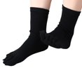thumbnail image 2 of Business Men Short Socks Sweat Absorption Breathable Solid Color Men'S Split Toe Sock Five Fingers Socks Toe Socks Ankle Socks, 2 of 5