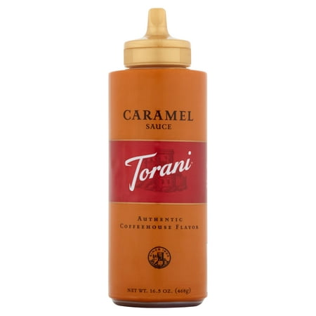 (6 Pack) Torani Caramel Sauce, 16.5 oz (Best Ever Caramel Sauce)