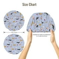 thumbnail image 5 of Rateoe Dogs Are Running Pattern Silk Satin Hair Bonnet for Sleeping, Adjustable Sleep Cap Turban for Women , Curly Straight Hair Long Large Braid, 5 of 6