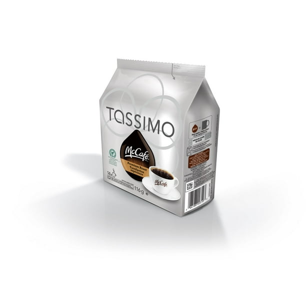 Dosettes T-Discs Tassimo McCafé, torréfaction supérieure, 116 g, paq. 14