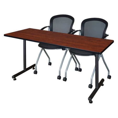 UPC: 0843532092750 | Regency Kobe Training Table with 2 Cadence Nesting Chairs